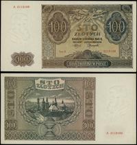 100 złotych 1.08.1941, seria A, numeracja 211916