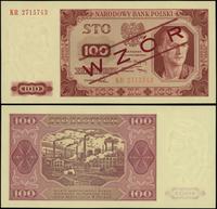 100 złotych 1.07.1948, seria KR, numeracja 27157