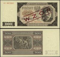 500 złotych 1.07.1948, seria CC, numeracja 08729