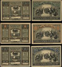 zestaw: 25, 50, 75 fenigów bez daty (1922), raze