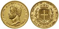 20 lirów 1824, Turyn, złoto, 6.43 g, próby 900, 