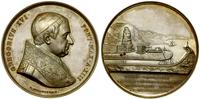 medal z papieżem Grzegorzem XVI 1843, sygnowanay