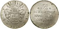 32 szylingi 1808 HSK, Hamburg, srebro, 18.12 g, 