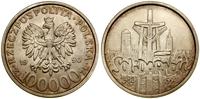 100.000 złotych 1990, USA, Solidarność 1980–1990