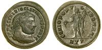 follis 297–298, Heraclea, Aw: Głowa cesarza w wi