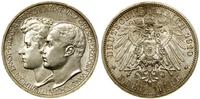 3 marki zaślubinowe 1910 A, Berlin, moneta wybit