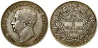 dwutalar = 3 1/2 guldena 1843, Karlsruhe, srebro
