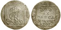 grosz srebrny 1767 FS, Warszawa, wąska korona (o