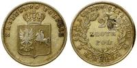 2 złote 1831 , Warszawa, odmiana z kropką po POL