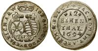 1/12 talara 1694 EPH, Lipsk, ładna moneta, chara