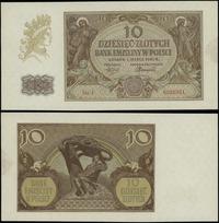 10 złotych 1.03.1940, seria J, numeracja 6092551