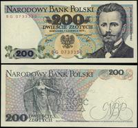 200 złotych 1.06.1979, seria BG, numeracja 07333