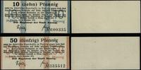 zestaw: 10 fenigów oraz 50 fenigów 9.12.1916, ra