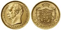 10 koron 1908, Kopenhaga, złoto, 4.46 g, bardzo 