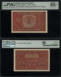 1 marka polska 23.08.1919, seria I-EE, numeracja