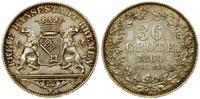 36 grote 1864, Brema, srebro, 8.74 g, moneta prz
