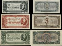 Rosja, zestaw: 1 czerwoniec, 3 czerwońce, 5 czerwońców, 1937