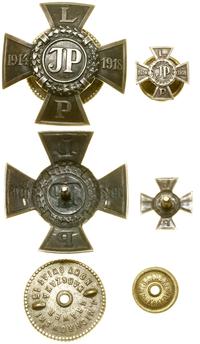 Krzyż Legionowy z miniaturą, nadaniem i książecz