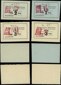 zestaw banknotów kopiejkowych przestemplowanych 