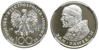 100 złotych 1982, Szwajcaria, Jan Paweł II, sreb