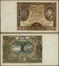 100 złotych 9.11.1934, seria AL. , numeracja 617