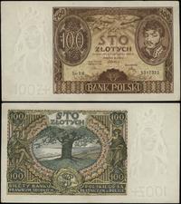 100 złotych 9.11.1934, znak wodny “+X+”, seria B
