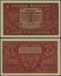 1 marka polska 23.08.1919, seria I-DT, numeracja