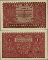 1 marka polska 23.08.1919, seria I-DT, numeracja