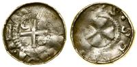 denar krzyżowy X/XI w., Aw: Krzyż grecki, w każd