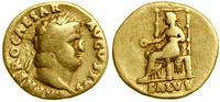 aureus 66–67, Rzym, Aw: Głowa cesarza w wieńcu l