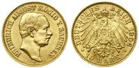 10 marek 1906 E, Muldenhütten, złoto, 3.97 g, AK
