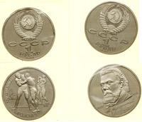 Rosja, zestaw 2 x 1 rubel, 1989, 1991