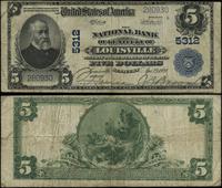 5 dolarów 23.04.1920, seria S, numer banku 5312,