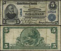 5 dolarów 3.07.1923, seria C, numer banku 12418,