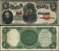 5 dolarów 1907, seria K 54628058, podpisy Speelm