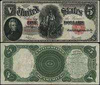5 dolarów 1907, seria K 61900254, podpisy Speelm