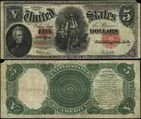 5 dolarów 1907, seria K 66563026, podpisy Speelm