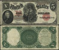 5 dolarów 1907, seria K 49415219, podpisy Speelm