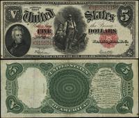 5 dolarów 1907, seria K 91553411, podpisy Speelm