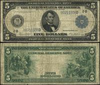 5 dolarów 1914, seria B 9711936 D, podpisy White