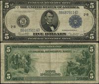 5 dolarów 1914, seria B 84879114 D, podpisy Whit