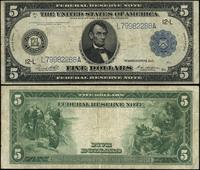 5 dolarów 1914, seria L 79982288 A, podpisy Whit