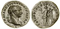 denar  103–111, Rzym, Aw: Głowa cesarza w wieńcu