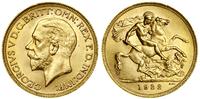1 suweren (funt) 1932 SA, Pretoria, złoto, 7.99 