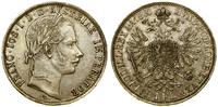 1 floren 1861, Wiedeń, patyna, bardzo ładny, Her