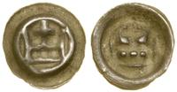 brakteat (ok. 1337–1345), Korona z trzema prosto