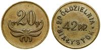 20 groszy 1926–1939, miedź, 21.2 mm, 2.67 g, bar
