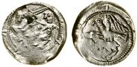 denar (1138–1146), Aw: Rycerz z mieczem i tarczą