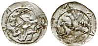 denar (1138–1146), Aw: Rycerz z mieczem i tarczą
