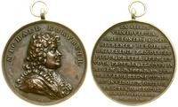 kopia medalu ze suity królewskiej poświęconego M